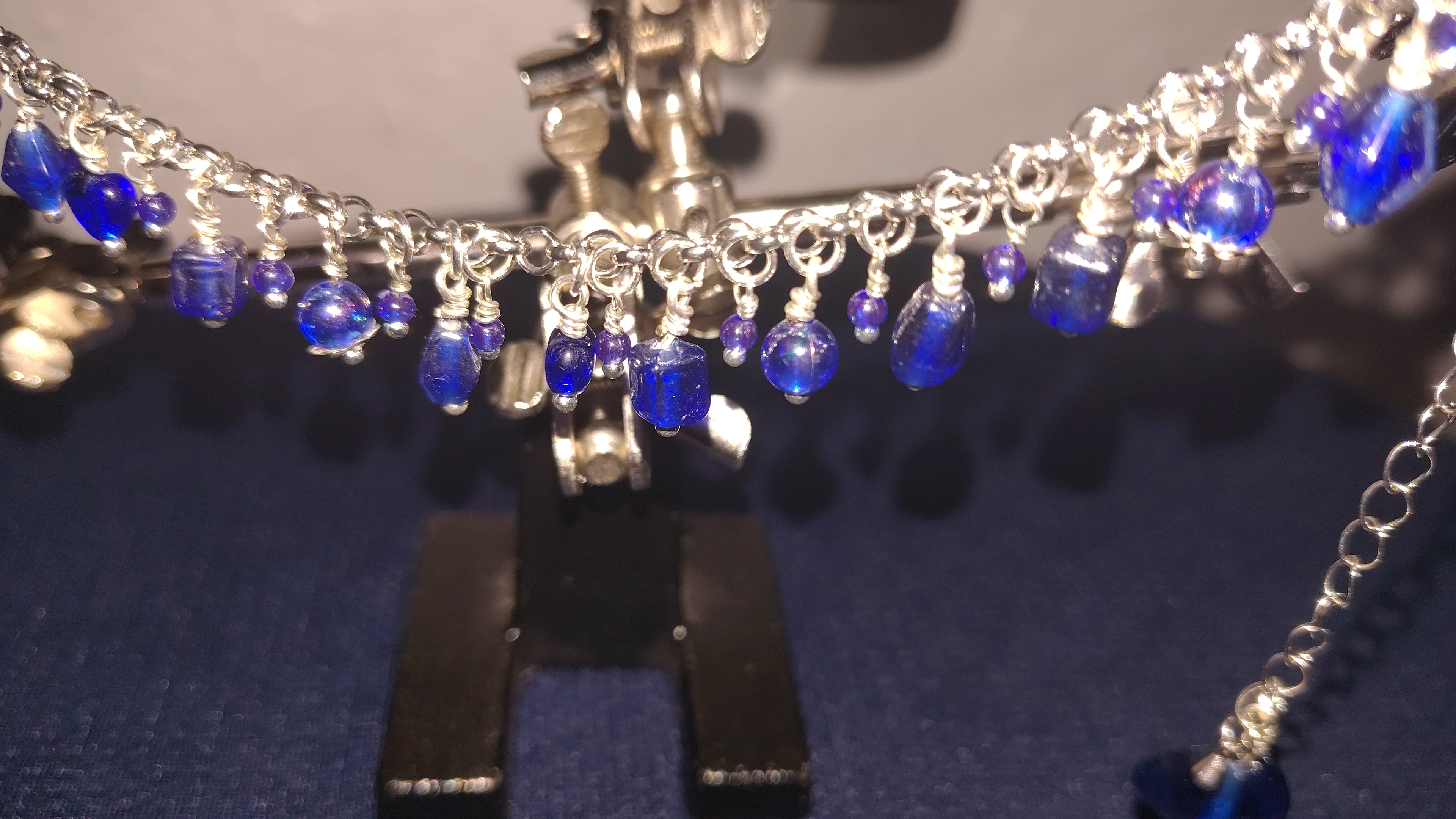 Royal blue Anklet,Braclet