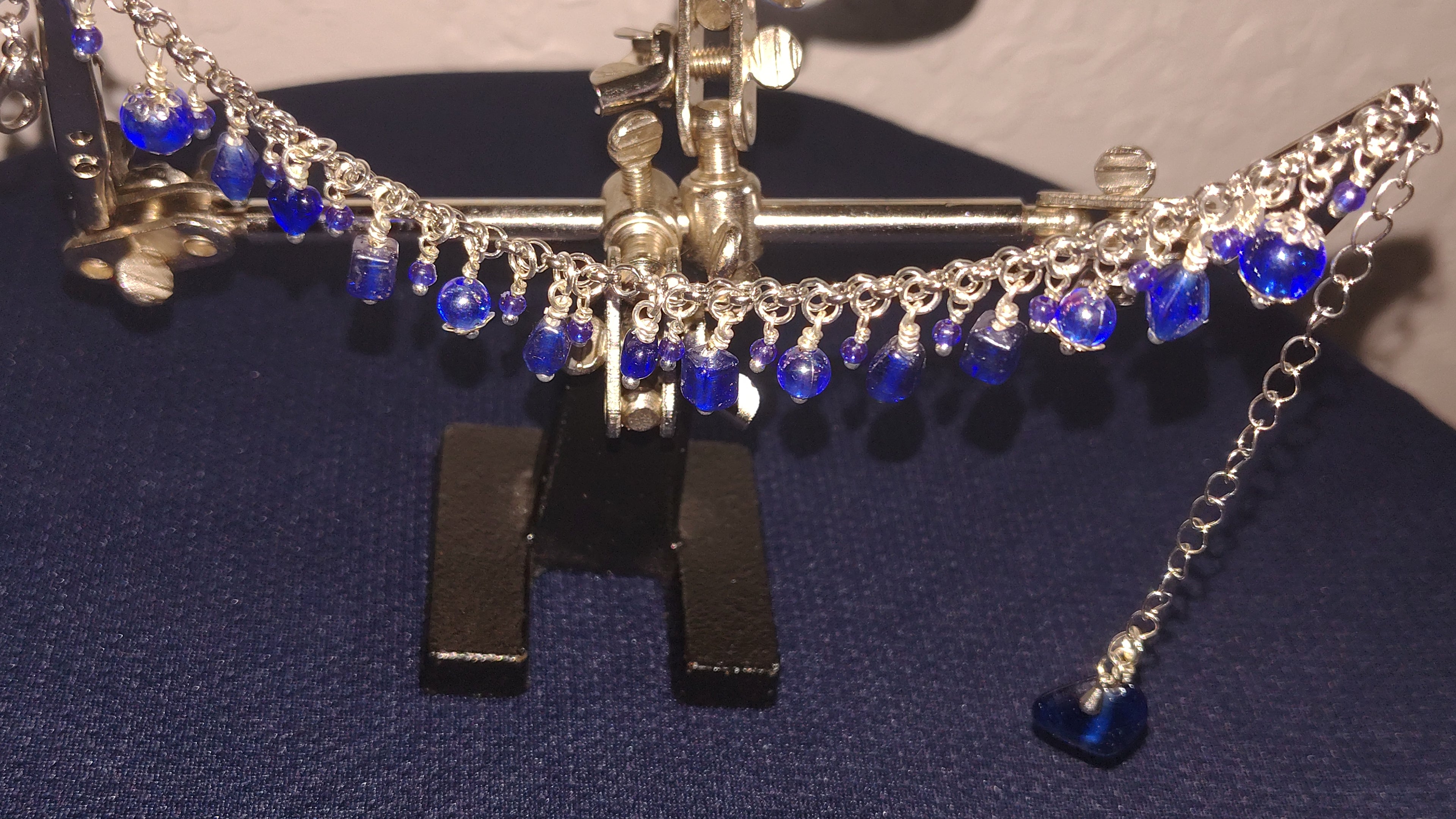 Royal blue Anklet,Braclet