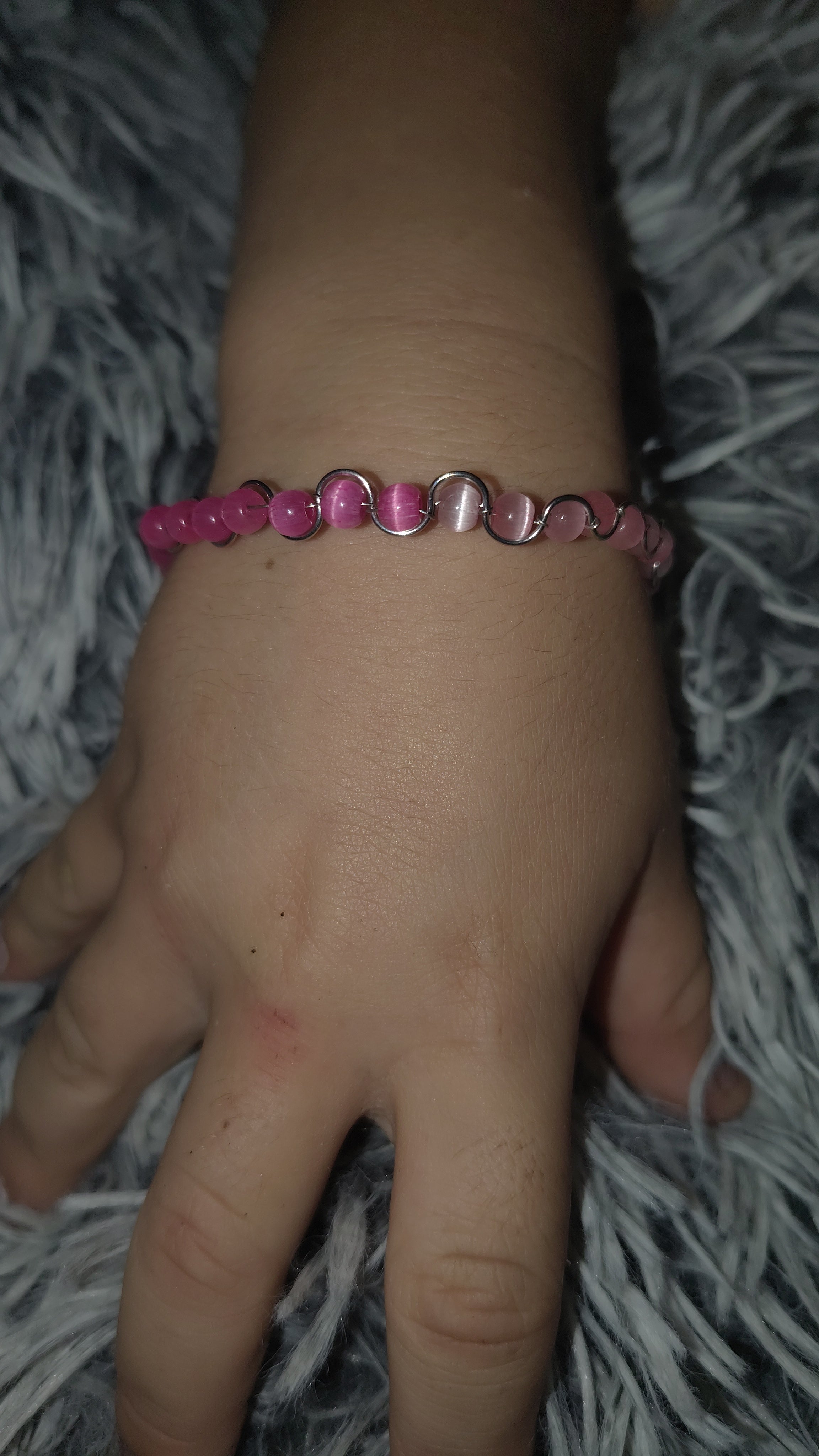 Pink Handmade Bracelet.